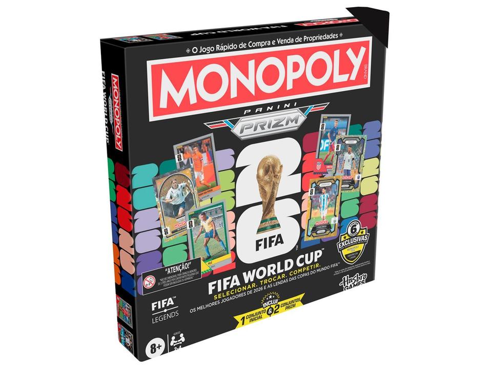 Jogo Monopoly Panini Prizm Copa do Mundo - 2