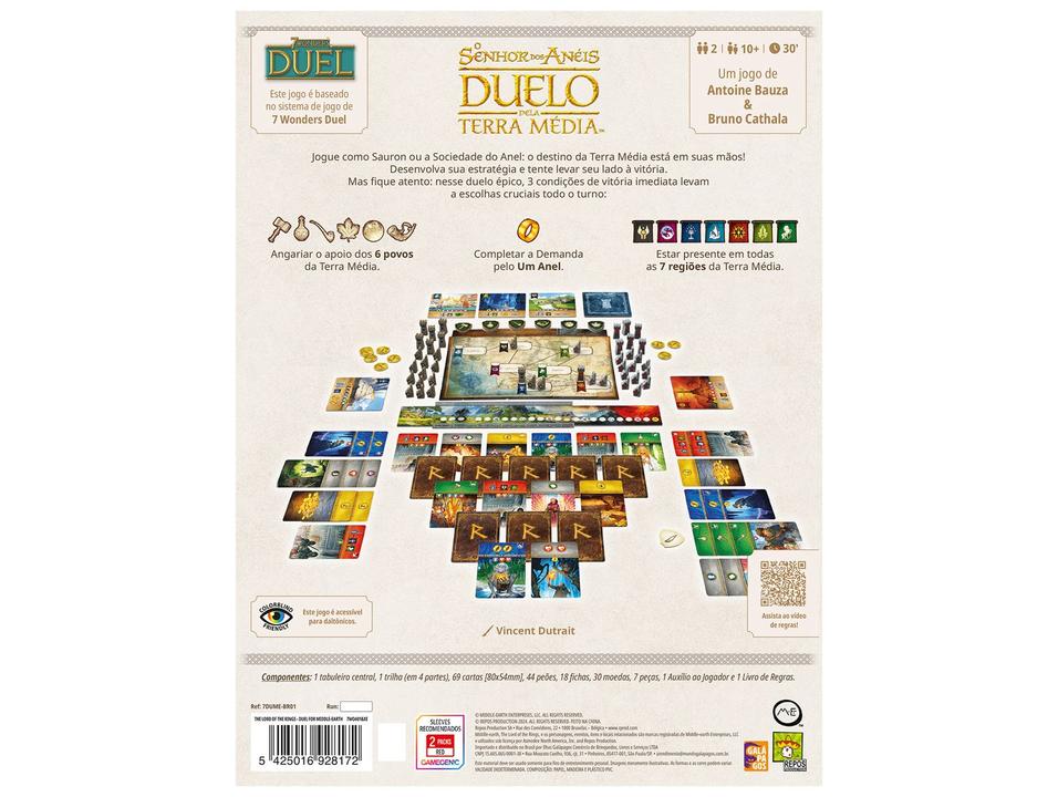 Jogo O Senhor dos Anéis: Duelo pela Terra Média - 2