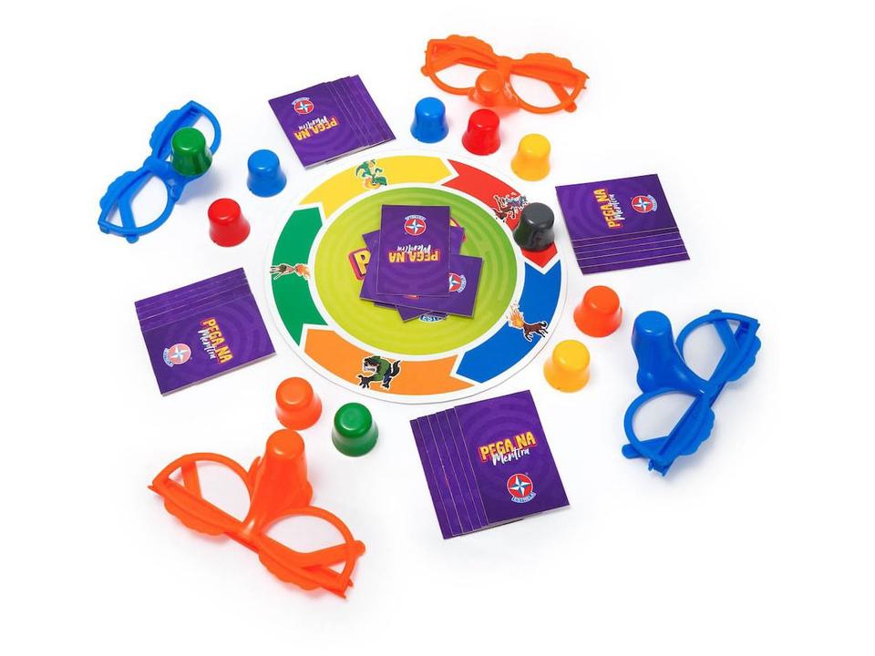 Jogo Pega na Mentira Tabuleiro Estrela - 3