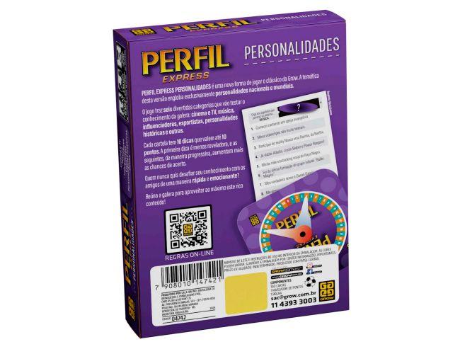 Jogo Personalidades Perfil Express Grow - 2