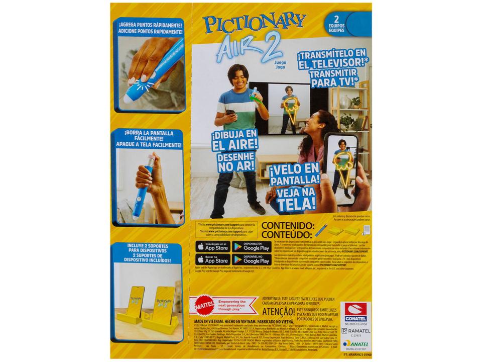 Jogo Pictionary Air 2 Mattel - 11