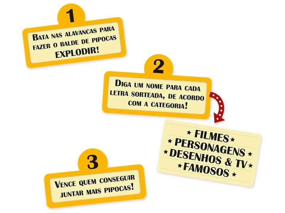 Jogo Pop Stop Tabuleiro Game Office - 5