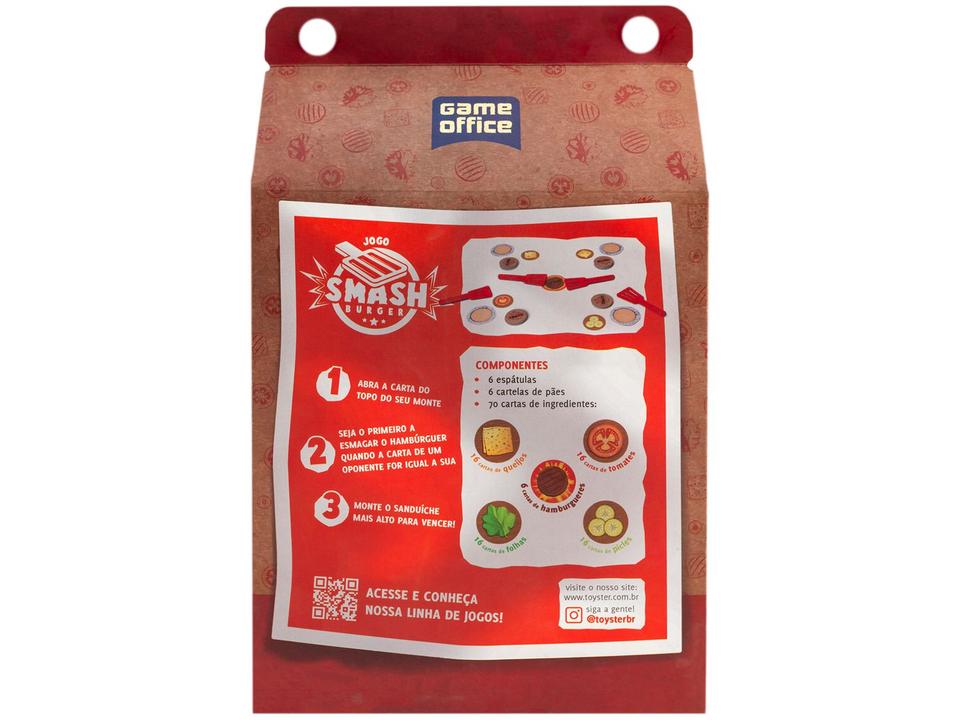 Jogo Smash Burger Game Office Toyster Brinquedos - 2