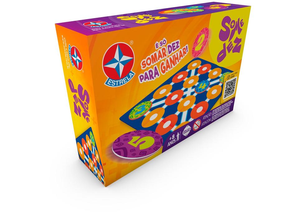 Jogo Some Dez Tabuleiro Brinquedos Estrela - 3