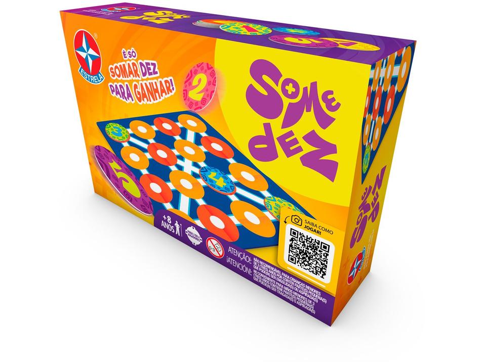 Jogo Some Dez Tabuleiro Brinquedos Estrela - 2