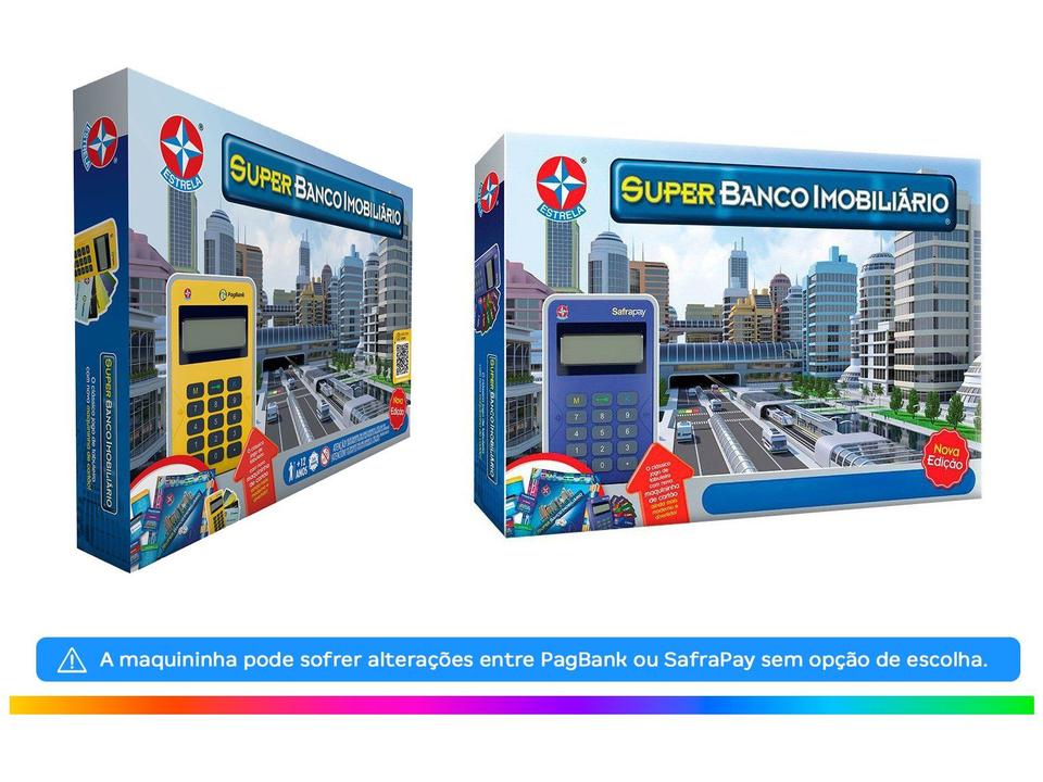 Jogo Super Banco Imobiliário Tabuleiro - 1
