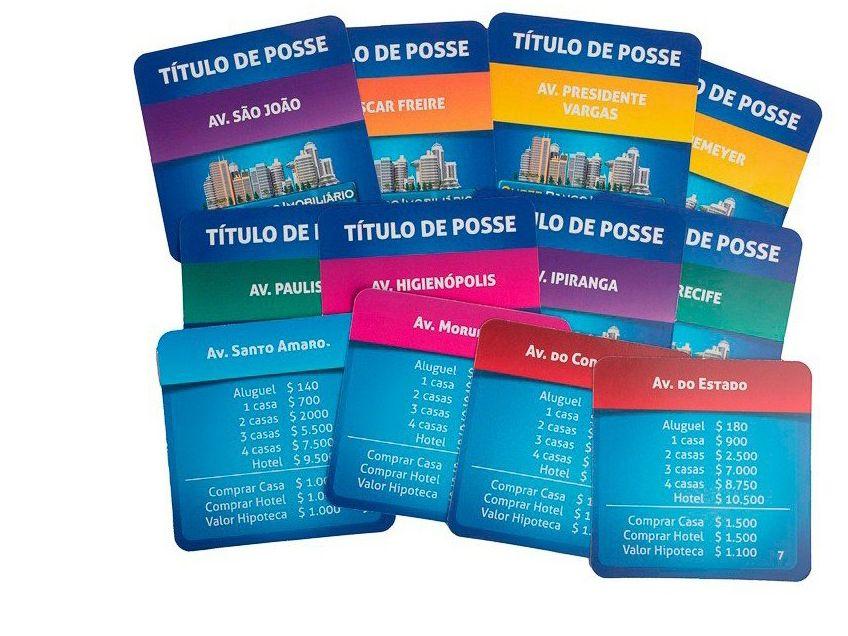 Jogo Super Banco Imobiliário Tabuleiro - 6