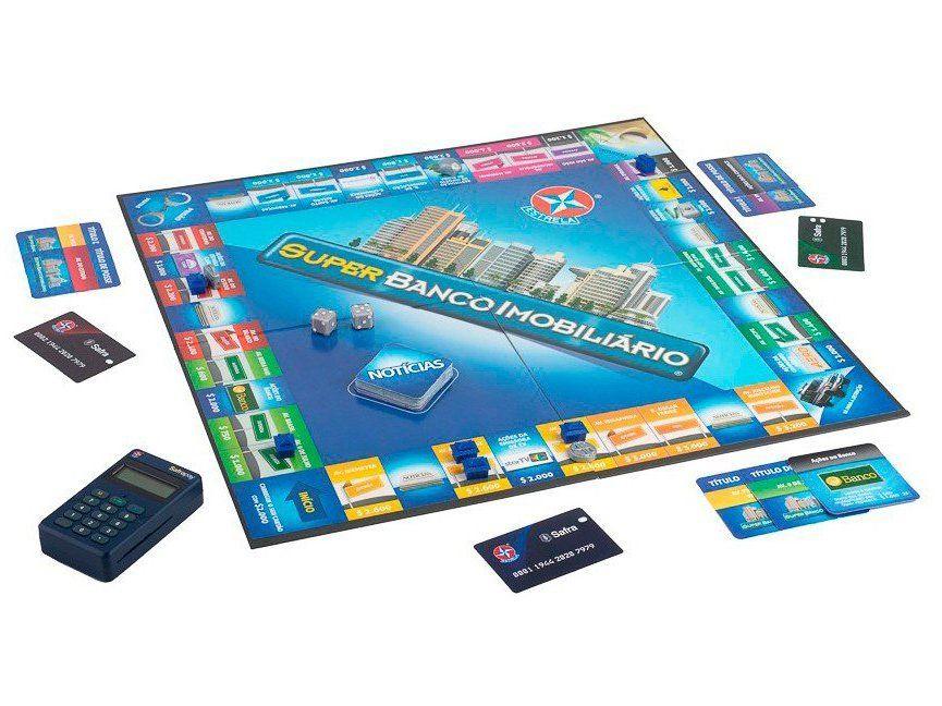 Jogo Super Banco Imobiliário Tabuleiro - 3