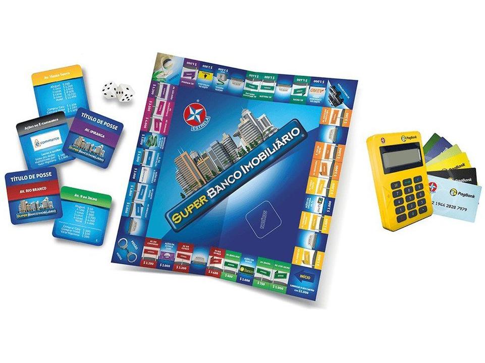 Jogo Super Banco Imobiliário Tabuleiro - 21