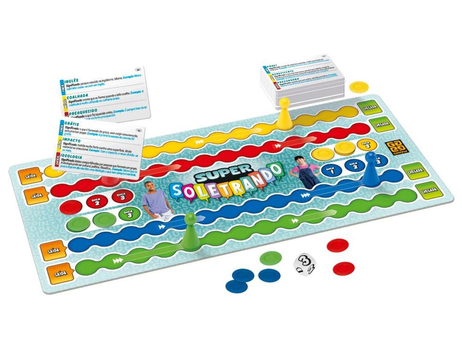 Jogo Super Soletrando Tabuleiro Grow - 1