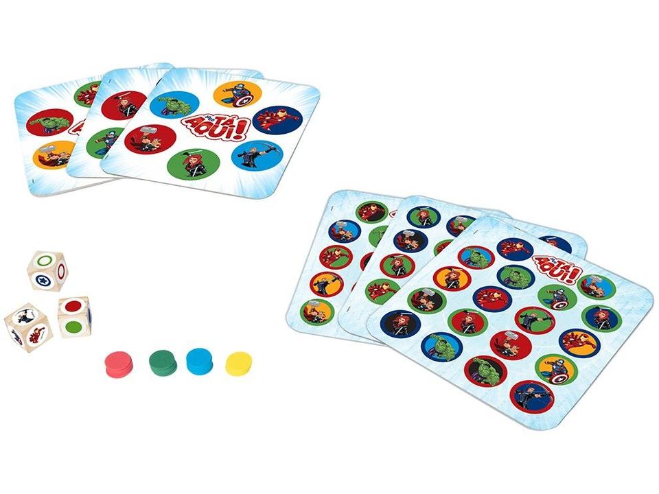 Jogo Tá Aqui! Marvel Avengers Tabuleiro Jak - 4
