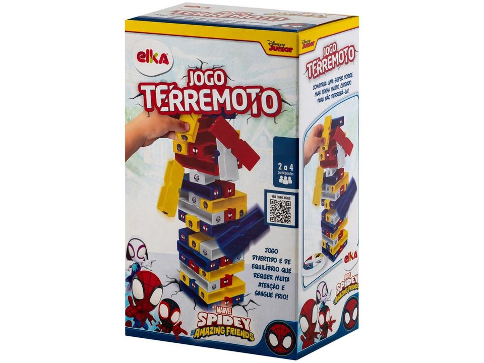 Jogo Terremoto Marvel Spidey e Seus Amigos - 6