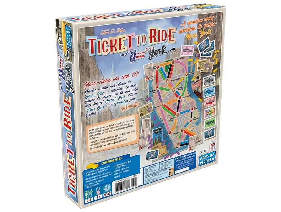Jogo Ticket to Ride New York Galápagos - 3