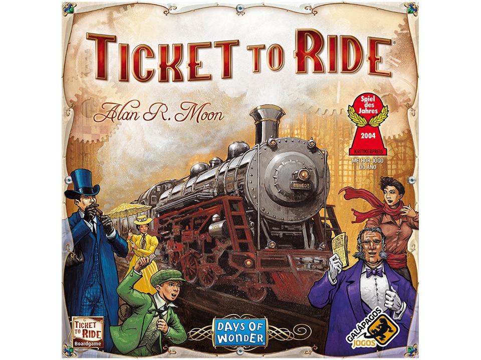 Jogo Ticket To Ride Tabuleiro Galápagos - 10