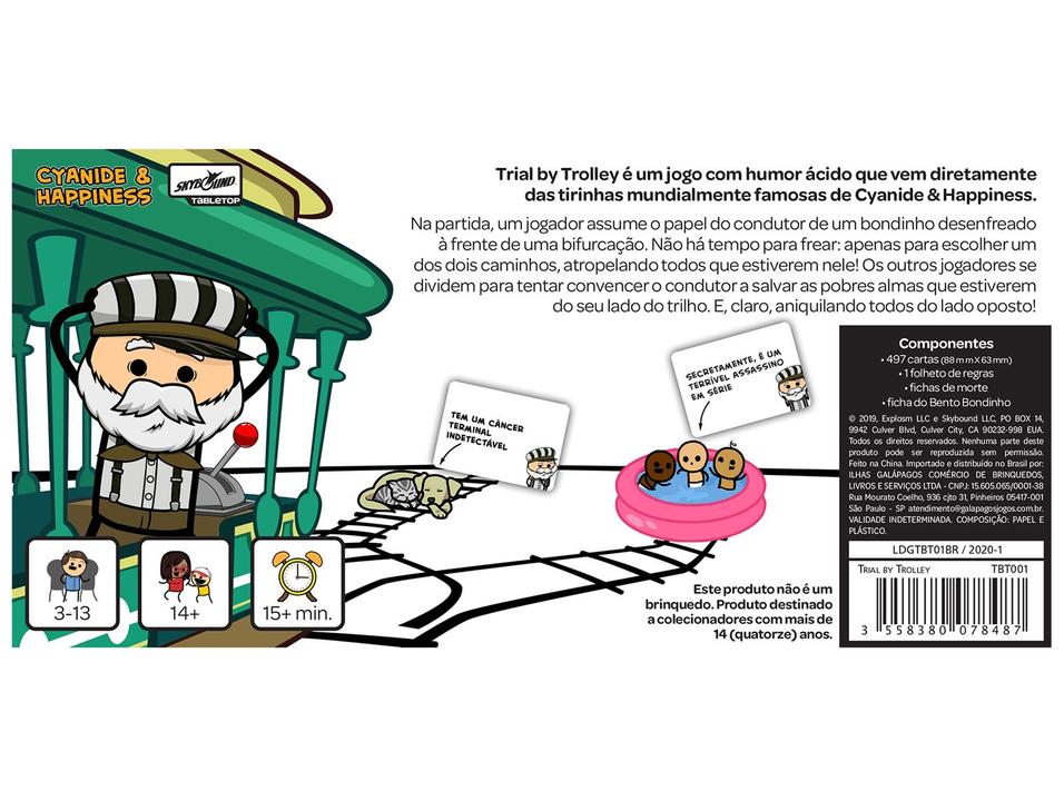 Jogo Trial by Trolley Galápagos 497 Cartas - 9