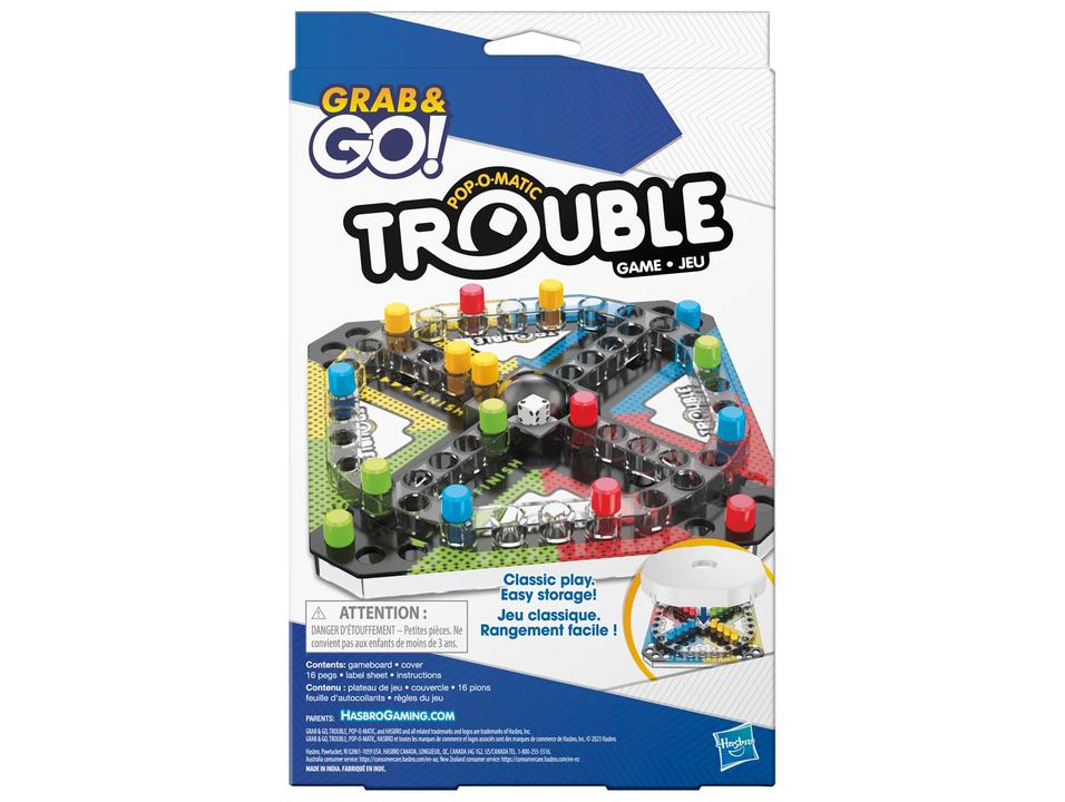 Jogo Trouble Grab & Go! Hasbro Gaming - 4