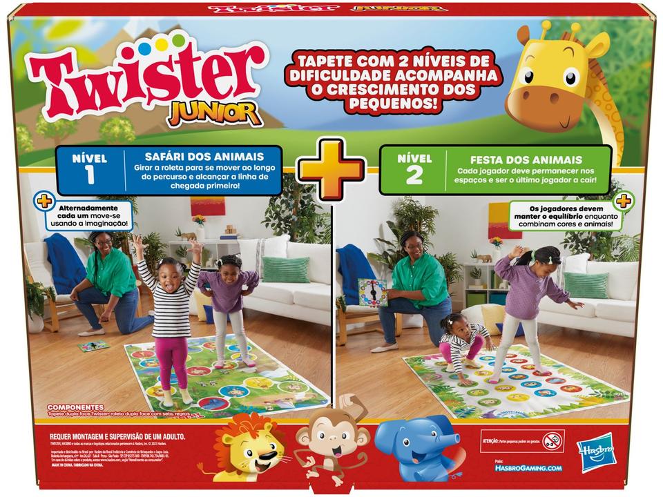 Jogo Twister Safári dos Animais e Festa dos - 2