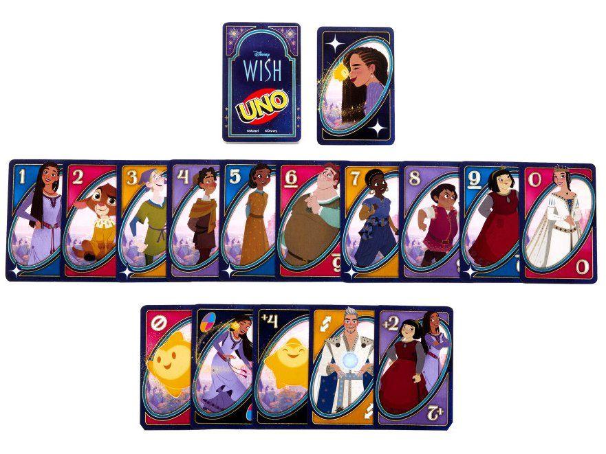 Jogo UNO Disney Wish Mattel 113 Cartas - 4
