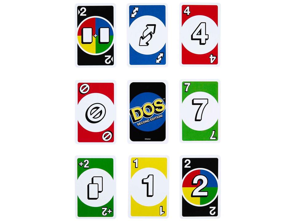 Jogo Uno Dos Mattel 112 Cartas - 5