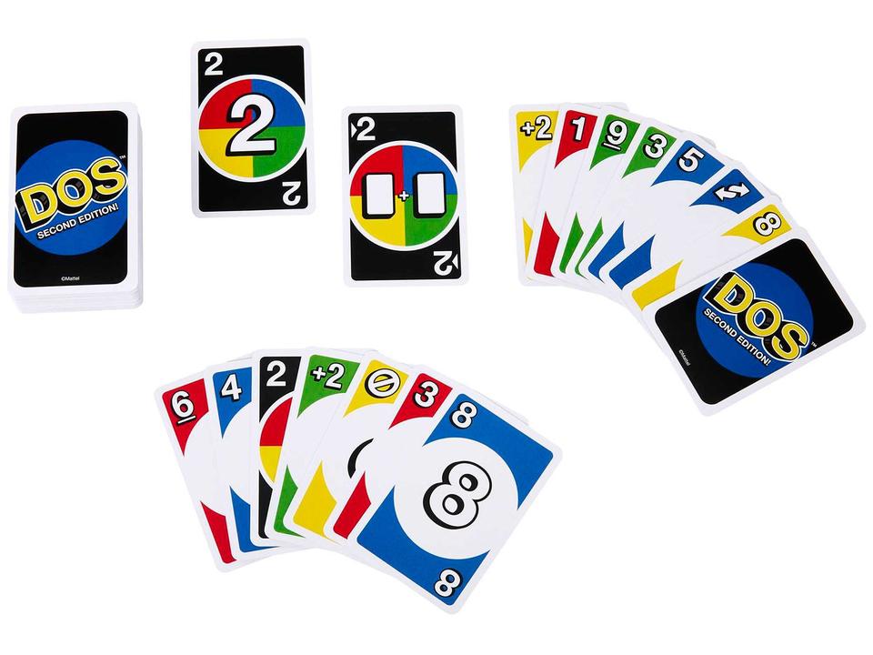 Jogo Uno Dos Mattel 112 Cartas - 3