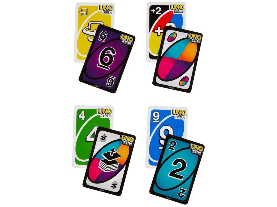 Jogo UNO Flip Mattel 112 Peças - 3
