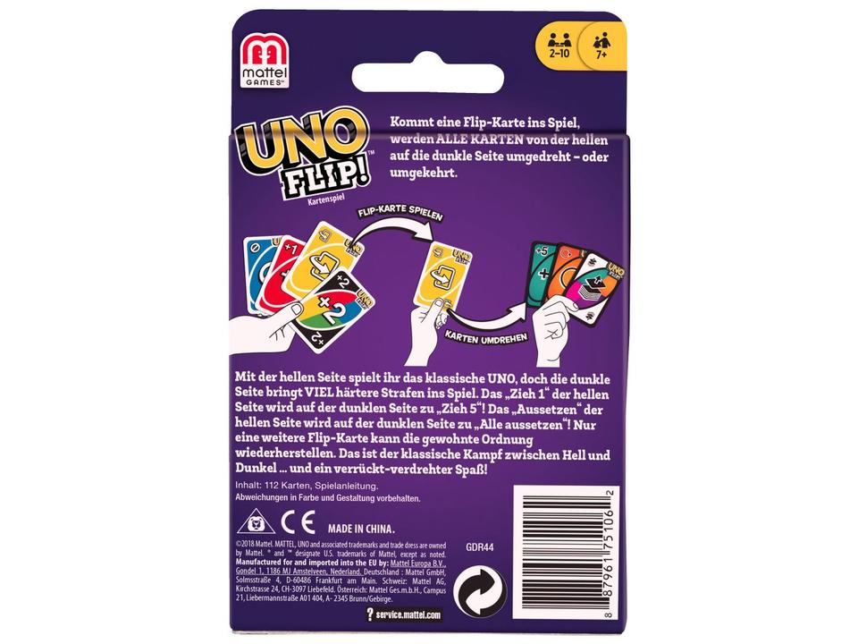 Jogo UNO Flip Mattel 112 Peças - 4