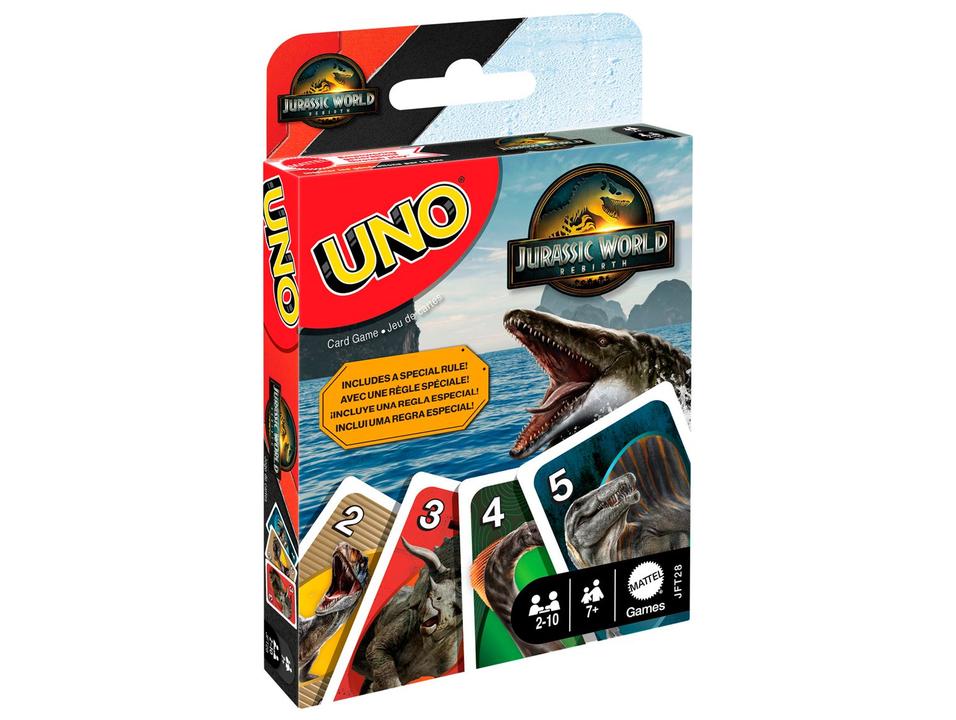 Jogo UNO Jurassic World: Rebirth Mattel 112 Cartas - 4