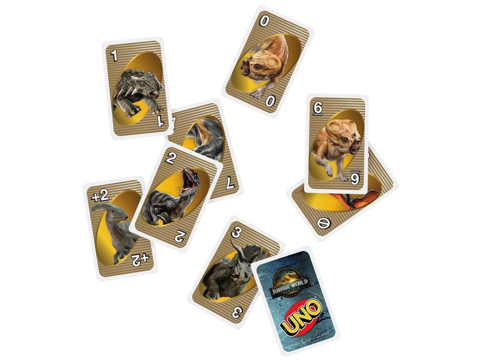 Jogo UNO Jurassic World: Rebirth Mattel 112 Cartas - 1