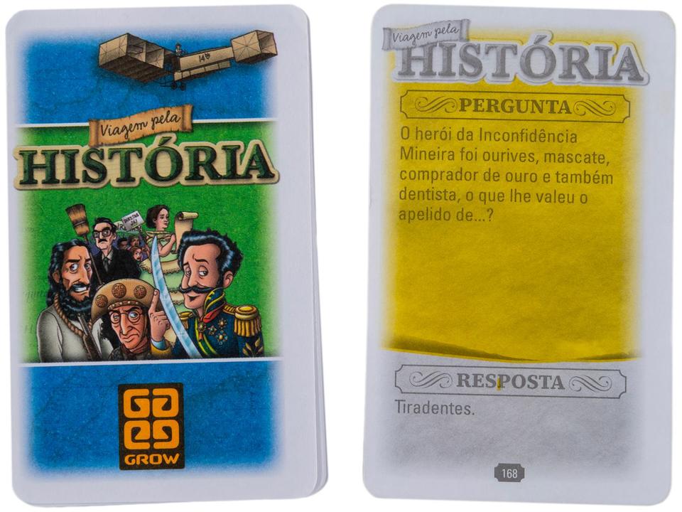 Jogo Viagem Pela História Tabuleiro Grow - 4
