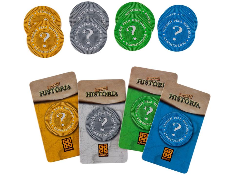 Jogo Viagem Pela História Tabuleiro Grow - 3
