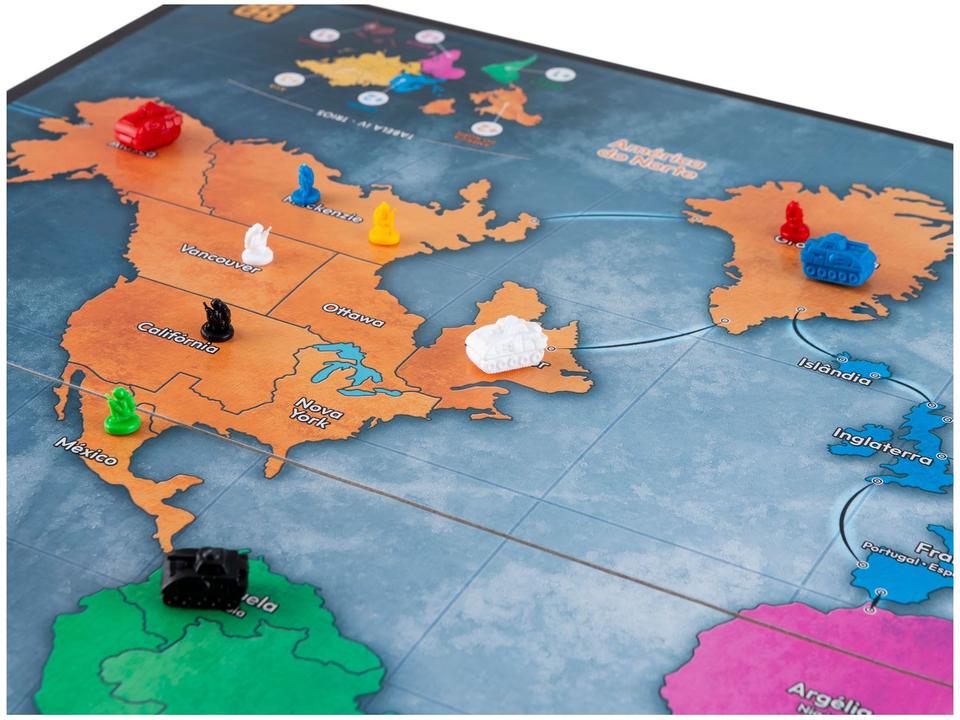 Jogo War de Tabuleiro O Jogo da Estratégia - 3