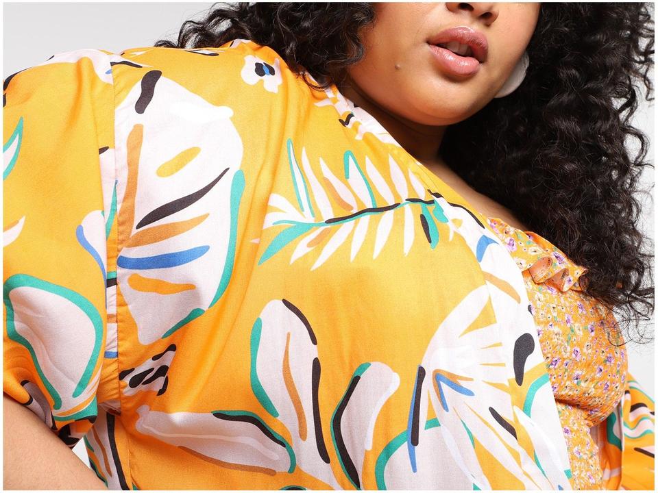 Kimono Vista Magalu Floral - 5