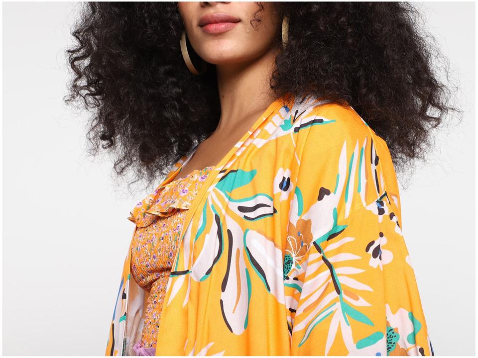 Kimono Vista Magalu Floral - 6
