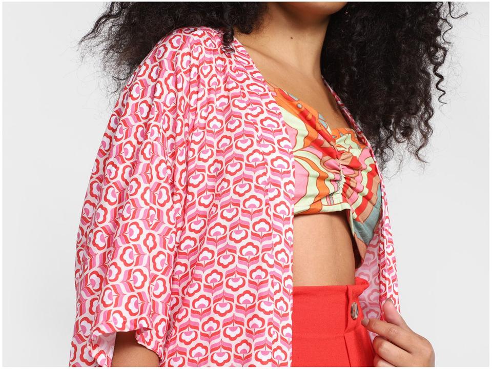 Kimono Vista Magalu Flores - 8