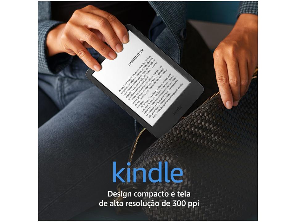 Kindle 11ª Geração Amazon 6” 16GB 300 ppi - Wi-Fi Luz Embutida Azul - 1