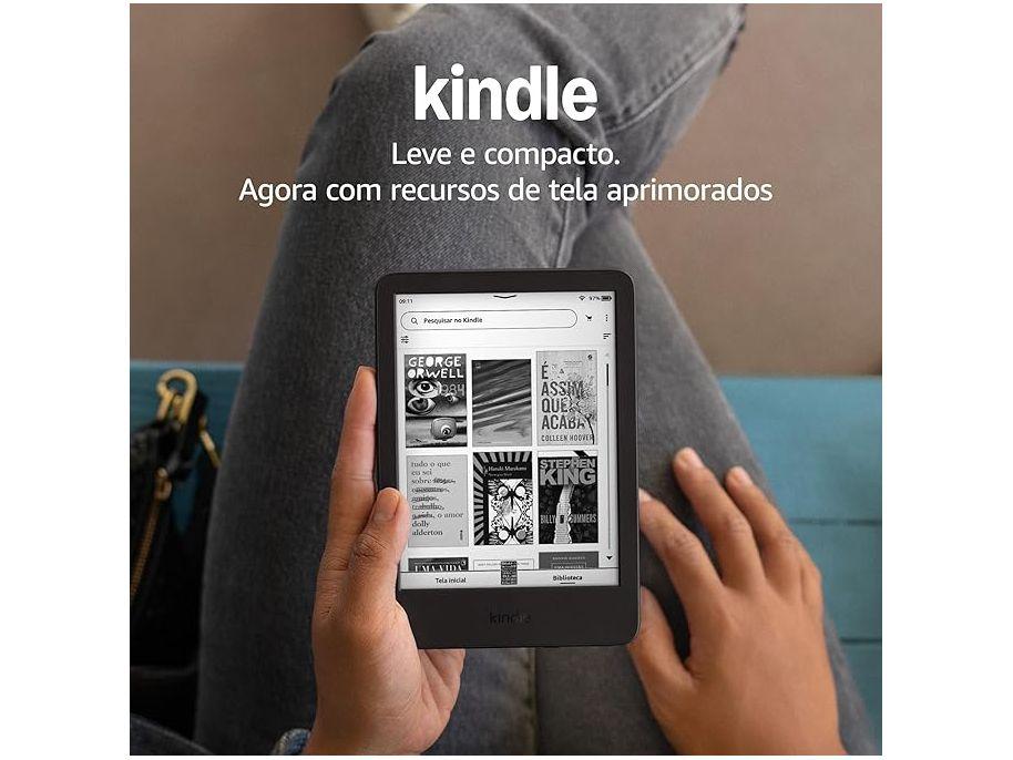 Kindle 2024 Amazon 6" 16GB Wi-Fi Preto - 8