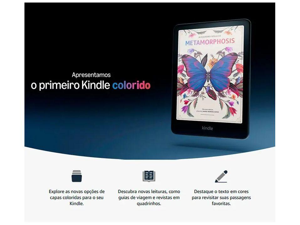 Kindle Colorsoft Amazon 7" 16GB 300ppi Wi-Fi à Prova de Água Preto - 1