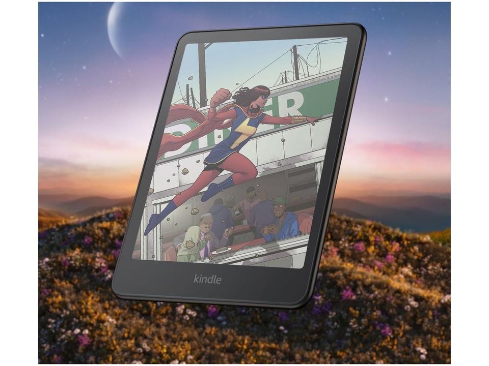 Kindle Colorsoft Amazon 7" 16GB 300ppi Wi-Fi à Prova de Água Preto - 5