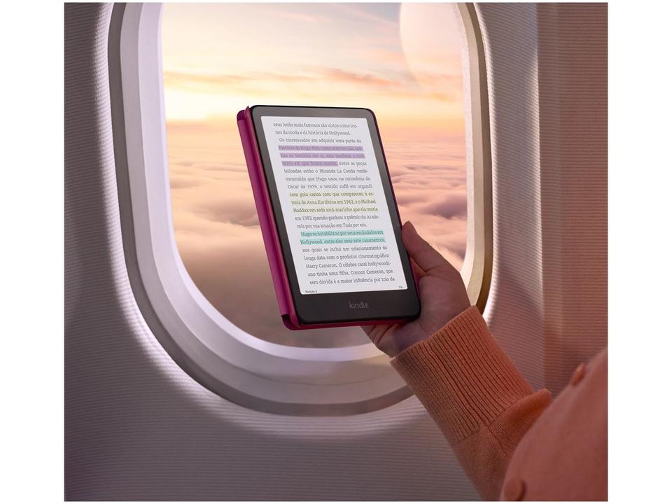 Kindle Colorsoft Amazon 7" 16GB 300ppi Wi-Fi à Prova de Água Preto - 6