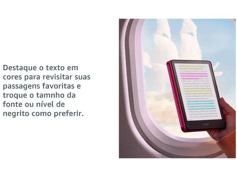 Kindle Colorsoft Amazon 7" 16GB 300ppi Wi-Fi à Prova de Água Preto - 12
