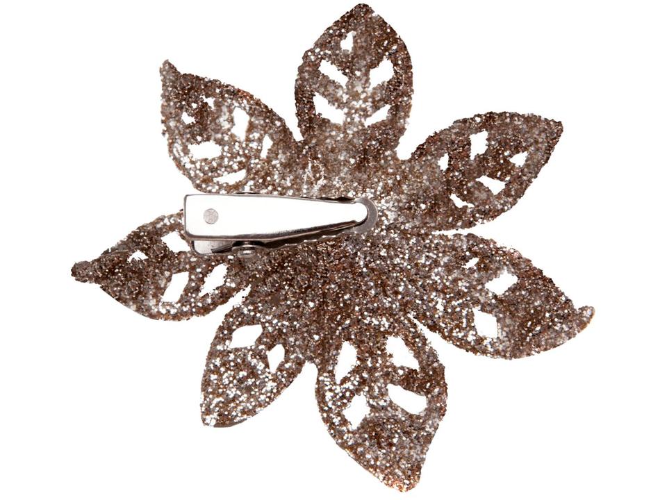 Kit 3 Enfeites para Árvore de Natal Flor - 3