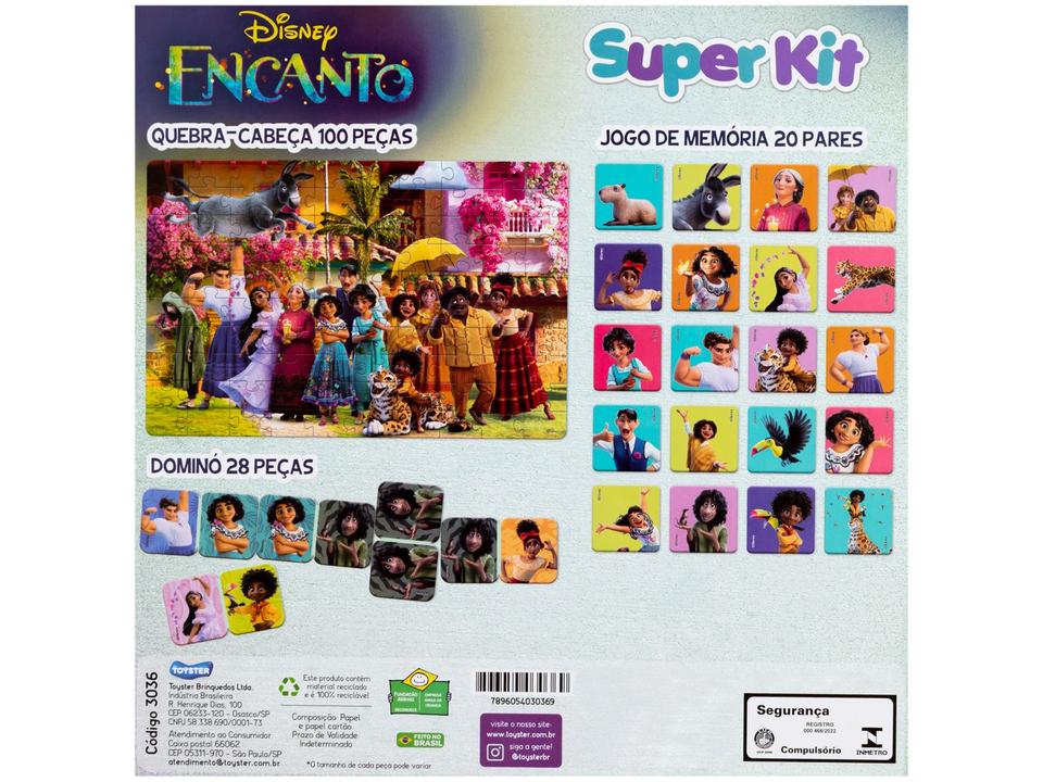 Kit 3 Jogos Encanto Toyster Brinquedos Jak - 5