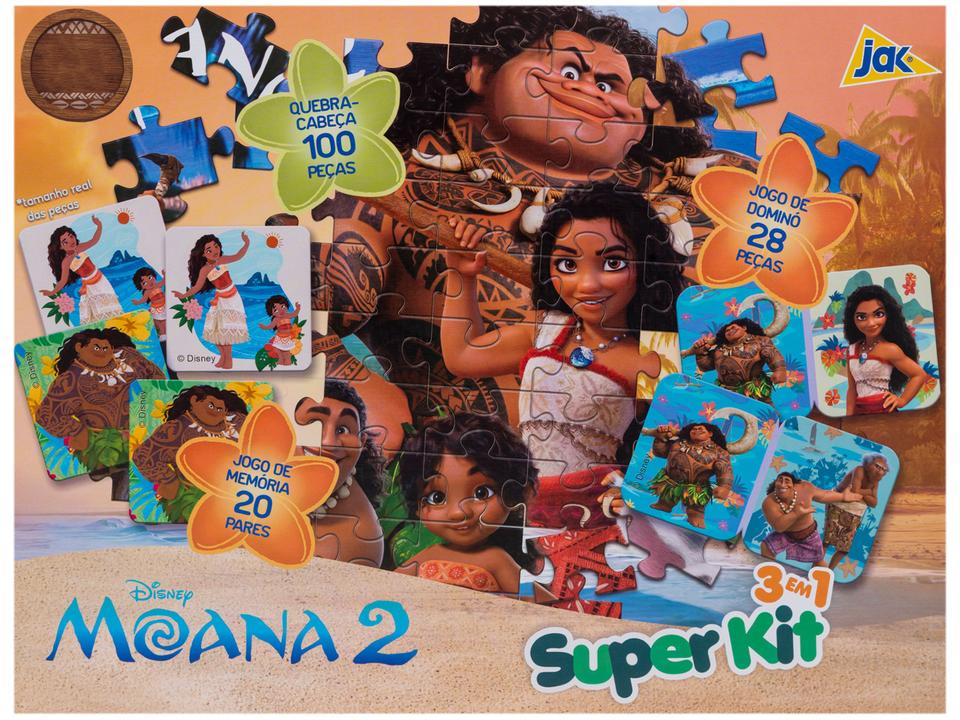Kit 3 Jogos Moana 2 Toyster Jak 3 em 1 - 8