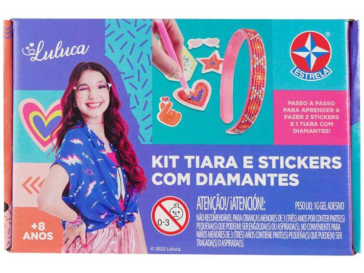 Kit Acessórios Youtuber Luluca Tiara e Stickers - 5