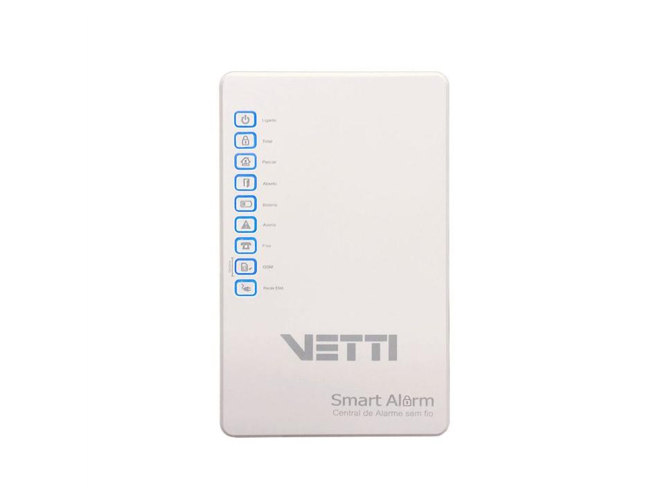 Kit Alarme Residencial/Comercial Vetti - com Discador de Linha Fixa GSM 3G Smart 3 Sensores - 1