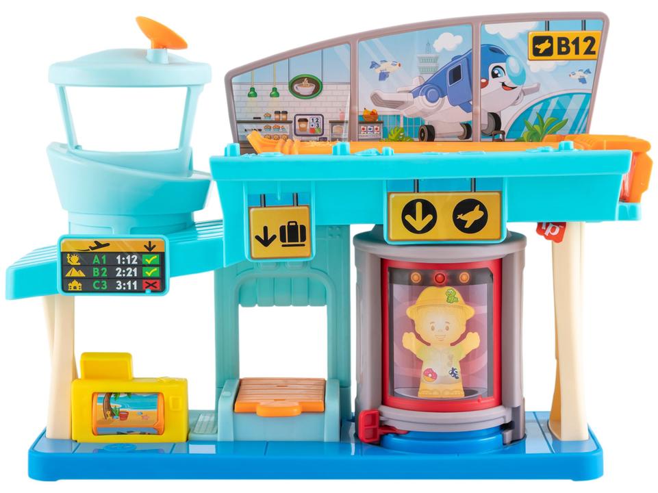 Kit Aventuras no Aeroporto Little People Mattel - 5