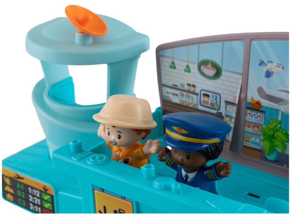 Kit Aventuras no Aeroporto Little People Mattel - 7