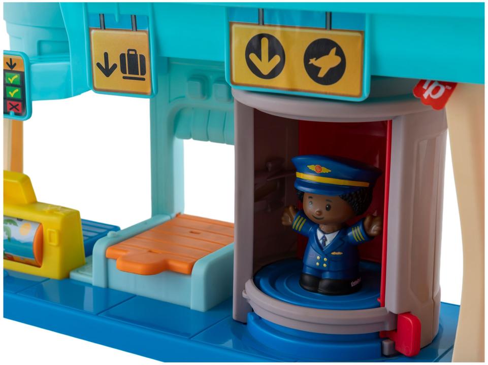 Kit Aventuras no Aeroporto Little People Mattel - 8