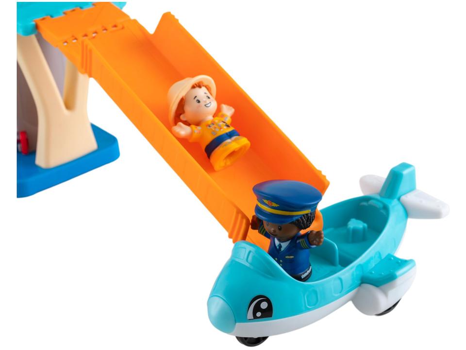 Kit Aventuras no Aeroporto Little People Mattel - 10