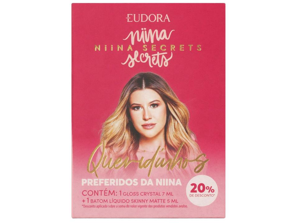Kit Batom e Gloss Labial Eudora Niina Secrets Queridinhos 2 Unidades - 3